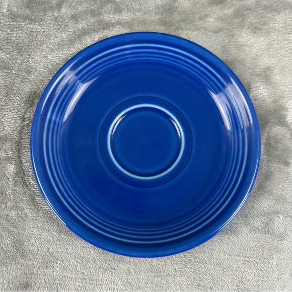 Fiesta Fiestaware Homer Laughlin Saucer (Matches Teacup) Sapphire (retired) - Picture 1 of 4